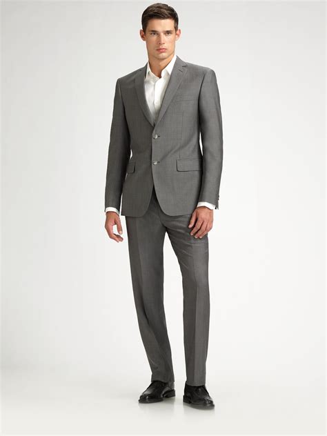 michael kors woolmark men's suit|Michael Kors blend trousers.